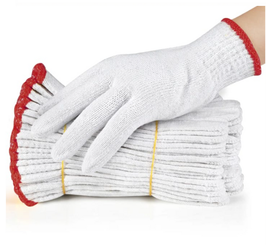 12 Pieces Pack Offer – Factory Rate Knitted Cotton Gloves